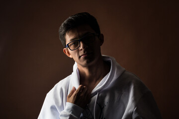 dark portrait of a man