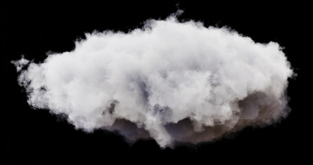 Shapes abstract cloud. Cloud icon. 3d rendering. Cloud 3d rendering.	