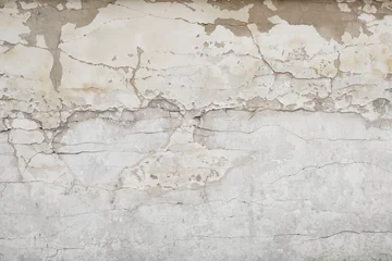 Fotobehang Verweerde muur Oude gebeitste en gebarsten betonnen muur in vintage stijl