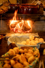 The firewood oven much used in Brazil