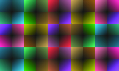 abstract colorful background with squares
