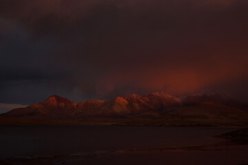 Quisi Quisini volcano, Chilean highlands