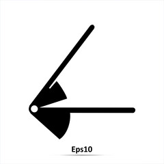 Garlic press Icon. Vector illustration