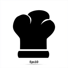 Chef cap icon. Vector illustration