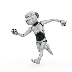 cyber monkey is running