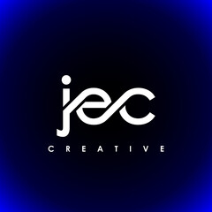 JEC Letter Initial Logo Design Template Vector Illustration