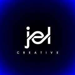 JEL Letter Initial Logo Design Template Vector Illustration