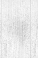 White wood wall texture for background.top view