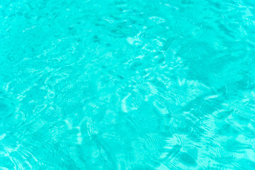 Close-up view of a transparent turquoise sea water forming a natural background,Sardinia, Italy. Natural pattern with copy space.