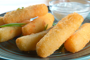 breaded cheese beer snacks for pub menu