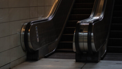 A dark and creepy subway station