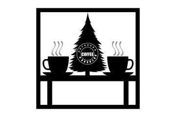 アウトドアでコーヒータイム.