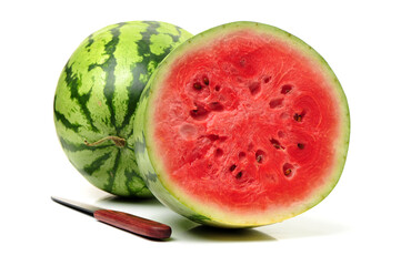 watermelon isolated on white