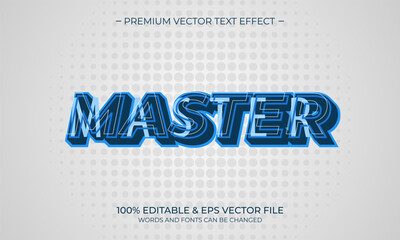 Modern editable text style effect. Editable font style. Vector Illustration