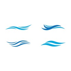 Obraz premium Natural Water wave Logo