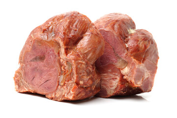 Beef sauce on white background