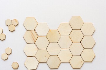 background with honeycombs