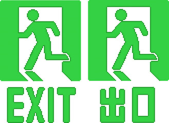 EXIT Vector illustration