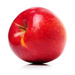 red apple isolated on white