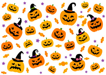 ハロウィン かわいいパターン