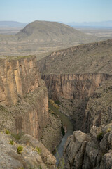 Fototapeta premium Peguis Canyon, from Chihuahua desert , 2 hours from the city