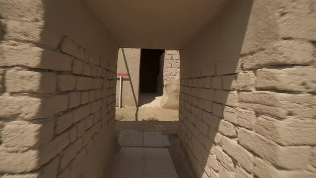 Close-Up Shot Of Old Ruins On Sunny Day - Ashgabat, Turkmenistan