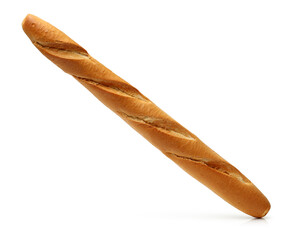 Obraz premium crusty mini baguettes on white background