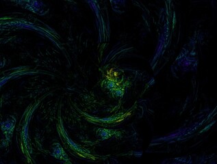 Imaginatory fractal background generated Image