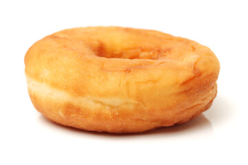 Sugar Ring Donut Isolated on White Background 