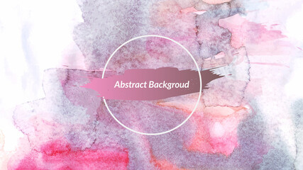 Obraz premium Water Color Background Abstract art background vector, shapes, Watercolor. Vector background.
