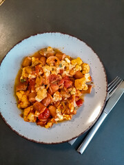 paella with chicken