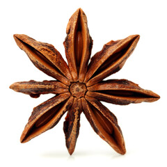 star anise isolated on white background
