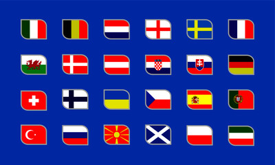 EUROPEAN NATIONS FLAG EURO 2020