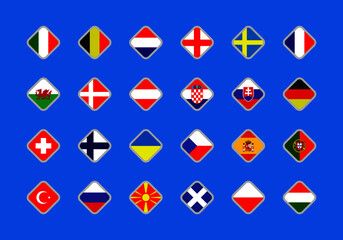 EUROPEAN NATIONS FLAG EURO 2020