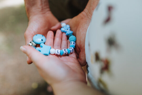 Leon Schnullerkette f&uuml;r ein Baby 