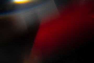 crystal light leak effect for photo overlay. prism lens flare bokeh abstract with glow, colorful,...