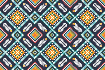 Oriental ethnic seamless pattern traditional background embroidery style