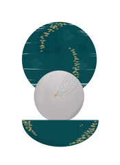 Geometric circles wall art, sage green, gray, gold, printable poster, living room decoration