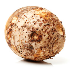 Taro on a white background