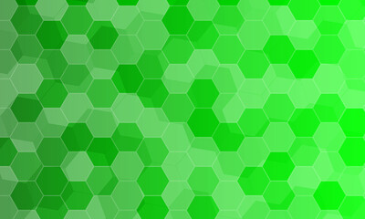 Fototapeta na wymiar Polygon Green Background