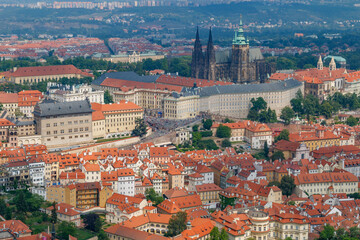 Naklejka na ściany i meble Ein Blick über Prag