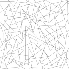 Endless line, seamless pattern
