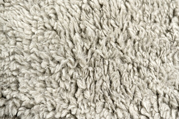 Background from woolen cloth in a solid gray color, blank for design