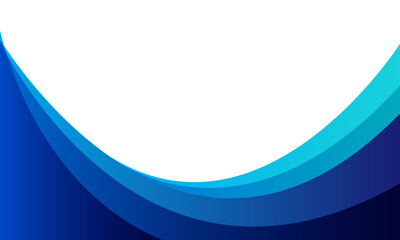 abstract blue wavy shape background