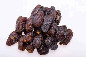 Dried medjoul jumbo dates. Modjoul is one of the noblest variety of dates in the world, often called the king of dates