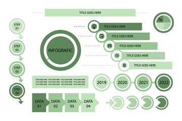 Infographic element. circle , business graph design.  Vector