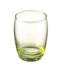 Beautiful empty glass on white background