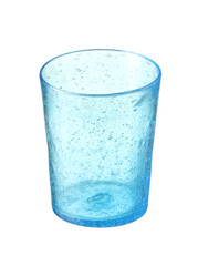 Beautiful empty glass on white background