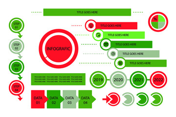 Infographic element. circle , business graph design.  Vector