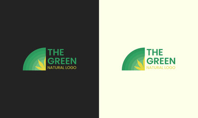 The Green. Natural Logo Template